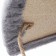 Animal house corner, jute, 35 x 35 x 64 cm, gray