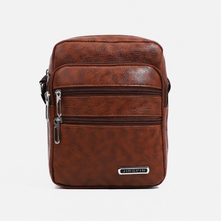 Male bag, brown color-1