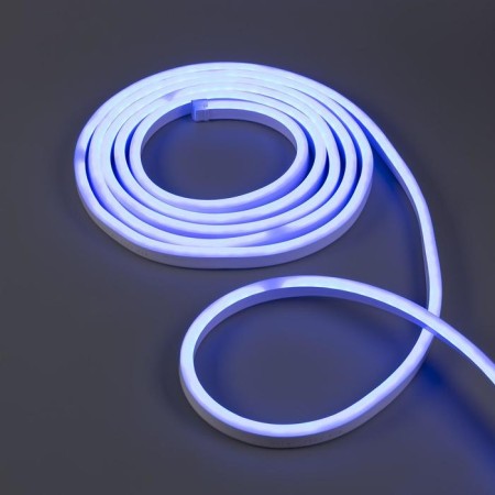 Flexible neon Uniel 10 × 18 mm, IP67, 5 m, SMD5050, 80 LED/m, 220 V, glow RGB