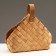 Wicker basket, 36 x 16 x 7 x 34.5 cm, sequoia