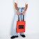 Bag Schoper "Noise" 35 x 0.5 x 40, Department without lightning, without lining, red