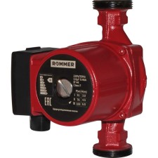 Circulation pump Rommer 25/40-130, 72 watts, 50 l/min, pressure 4 m, cast iron