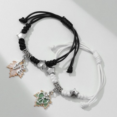 Bracelets "Demetrons" leaves, colored, l = 12.5 cm-2