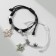 Bracelets "Demetrons" leaves, colored, l = 12.5 cm