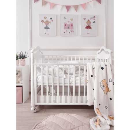 Soft Kids blanket, size 110x140 cm, white-2