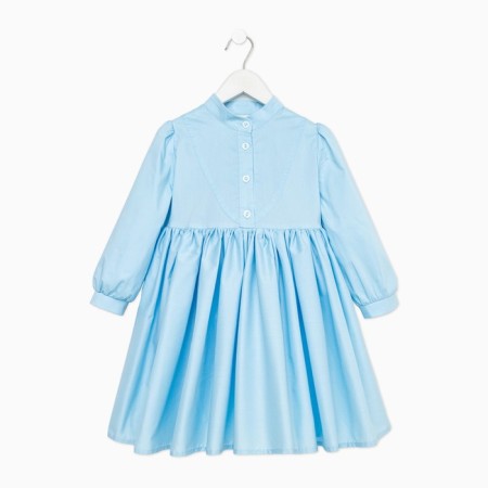 Платье для девочки MINAKU: Cotton collection цвет голубой, рост 122-8