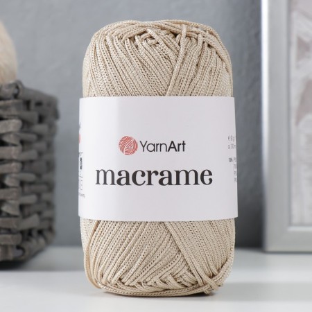 Yarn "Macrame Macrama" 100% polyester 130m/90g (166 St. Wizhnaya)-4