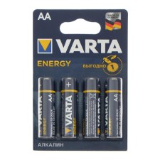 Alkalin battery VARTA ENERGY, AA, LR6-4BL, 1.5V, blister, 4 pcs.
