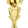 Cup 182b, award figure, gold, plastic stand, 24 × 12 × 8.5 cm.