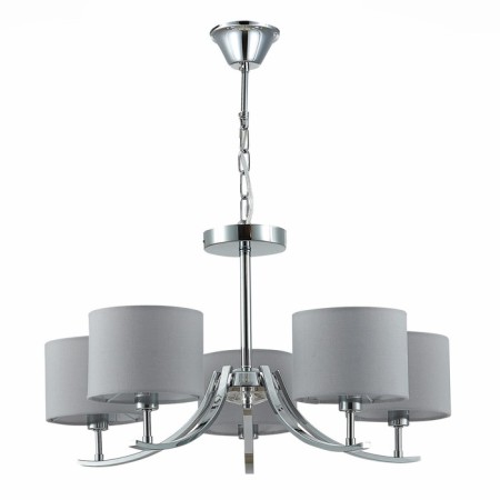 Suspended EVOLUCE lamp. Sle105303-05. Linda. 5x40 watts, E14, 61x61x71 cm, chromium color-5