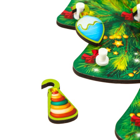New Year's developing toy "New Year! Christmas tree ", 15 x 20 cm-7