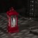 LED figure "Red Lantern with candles" 5.5 × 13 × 5.5 cm, plastic, batteries AG13x3, glow warm white