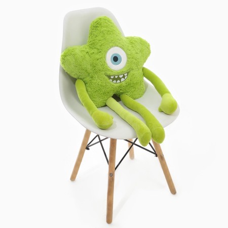 Skill of a soft toy "Star", 75 cm, green color-2