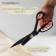 Cliped, mowed blade, rubberized handles, 10 ", 25 cm, black color, black