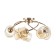 Fox chandelier 5he27 40W gold 58x58x27 cm