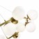 Suspended EVOLUCE lamp. Sle1191-203-20. Fratta. 20x60 watts, E27, 88x88x99 cm, golden color
