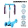Graffiti scooter, light wheels PU 120/100 mm, blue color