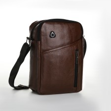 Male bag, brown color