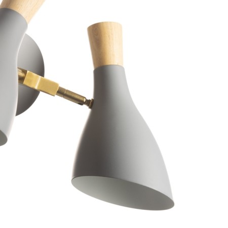 Sconces "Morocco" 2he27 40W gray 25x15x38cm-7