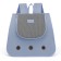 A backpack-carrier for cats and dogs, 35 x 30 x 26 cm, gray