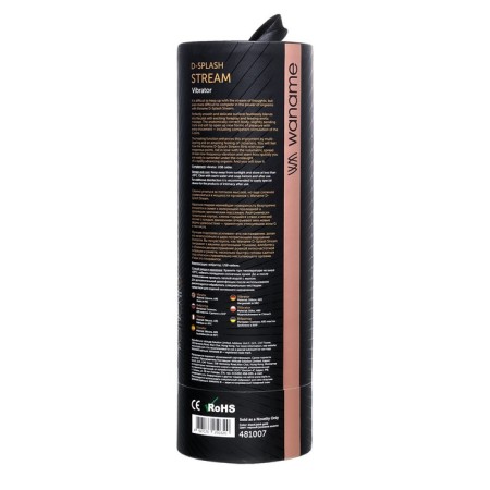 Unrealistic Waname D-Splash Stream, silicone, black color, 21 cm-13