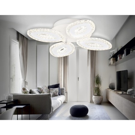 LED ceiling LED with Ambrella Light, Original, FA4012, 4XLED, 60 W, 4500LUM, 3000-6400K, white color.-2