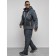 Male winter ski costume, size 48, dark gray color