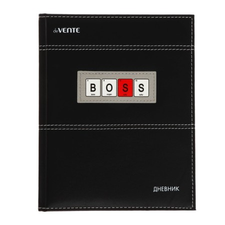 Universal diary for Boss 1-11, hard cover, artificial leather, foam rubber, lies, 80 g/m2