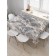 The tablecloth “Marble cracks”, rectangular, Saten, size 120x145 cm