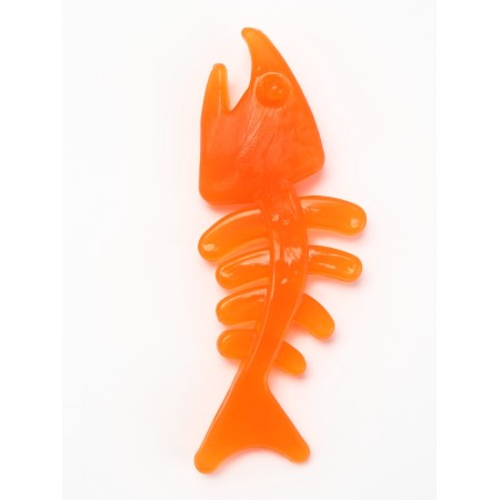 Chewing toy "plankton" Transparent, pp, 12.5 cm, orange-1