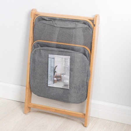 Regiment - two -level ladòm, 44.5 × 33.5 × 68.5 cm, gray color is gray-2