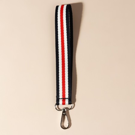 Handle-toe for bags, slings, 20 × 2.5 cm, blue/white/red color-1