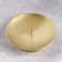 Lotus candlestick metal per candle, 7.5x2 cm, gold