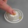 Silicone patch "Chamomile", luminous, 5 × 5 cm, white color