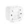 TDM switch "Cottage" folk, 10 A, IP20, 1 key, open, color of Sl. bone
