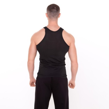 T -shirt male, black color, size 50-3