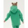 Children's sweatshirt, height 104 cm, green color