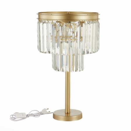 ST LUCE bedside lamp. SL1624.204.03. Ercolano. 3x40 watts, E14, 40x40x62 cm, Shampan-3