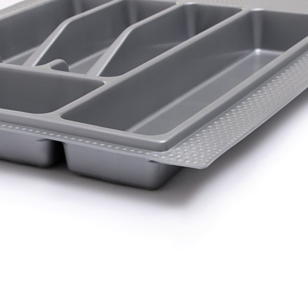Tray for cutlery, 400 mm, gray-3