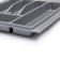 Tray for cutlery, 400 mm, gray