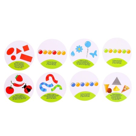 Lacing with cards 60 pcs., 16 developmental tasks, according to the Montessori methodology-6