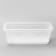 Plastic pot with a pallet for flowers "Quadro", 6 l, the color is transparent