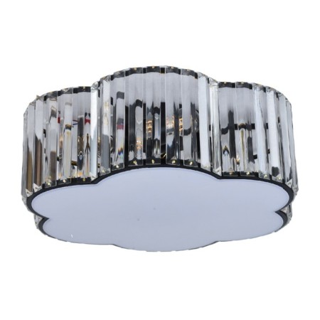 Crystal chandelier Gerhort G21108/4BK+WT+CL, 4x40W, E27, 17x45x45 cm, white color