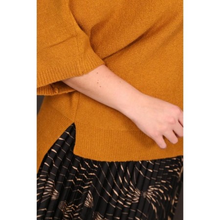 Female jumper, size 56, mustard color-2