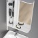 SPectrum 55 wardrobe, left, with backlight, 55 x 75 x 15 cm