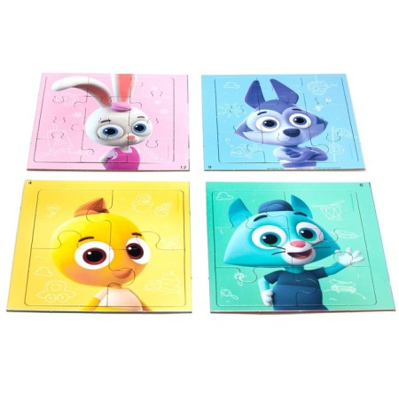 Set of puzzles 4 in 1 Portrait, 4-6-9-12 elements-3