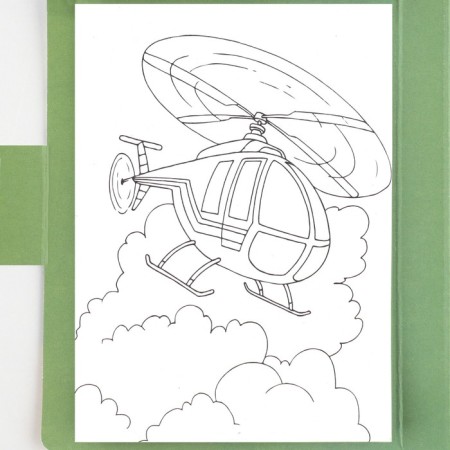 Set in a postcard: a tear -off unit with tasks and pencils "From February 23"-4