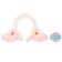 Carnival rim "anime ears", white color