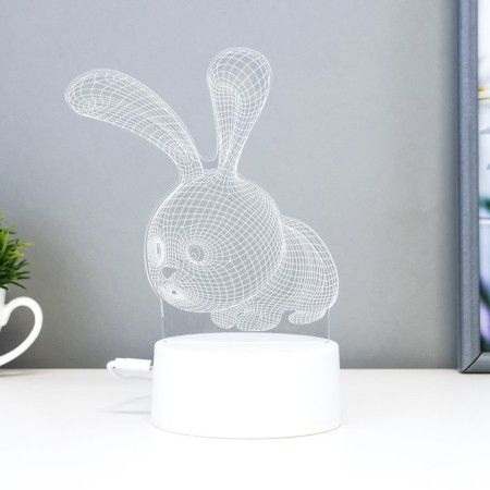 Flight “rabbit” LED 7 colors USB/from white batteries-1