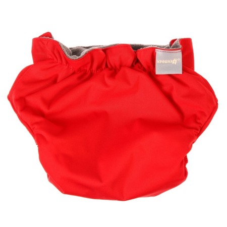 Panties-scammer, reusable, carbon-bamboo fabric, red color, from 0-36 months.-1